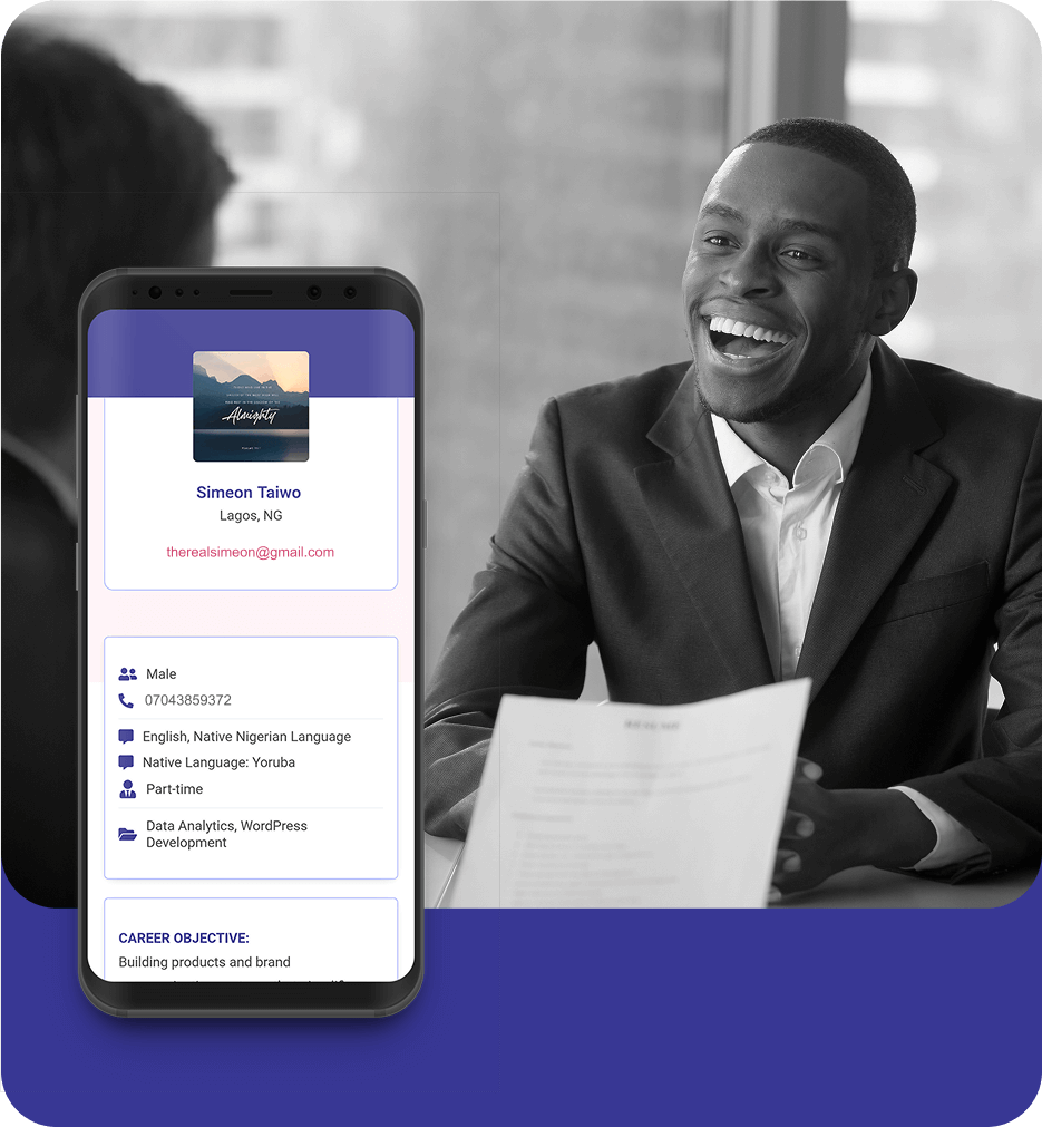 SpeedTalent Talent Profile